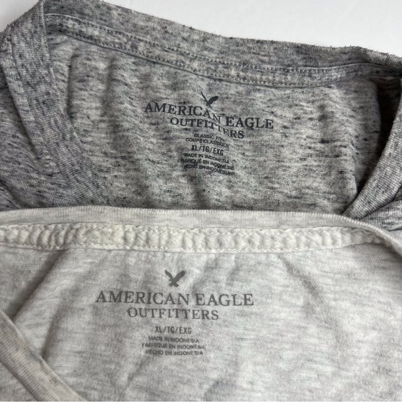 2 American Eagle Outfitters Men’s Striped T-Shirts Size XL Charlie Brown Vibes - Picture 8 of 9